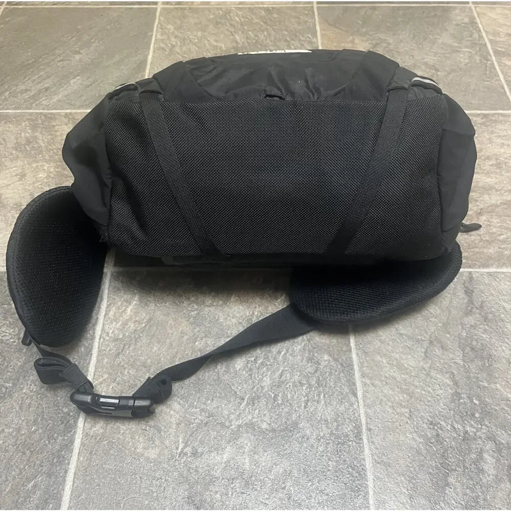 The North Face Black Lumbar Pack Waist Sling Hiking Travel Fanny Pack EUC